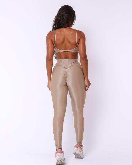 Conjunto Calça Legging Empina Compressão + Top Ju