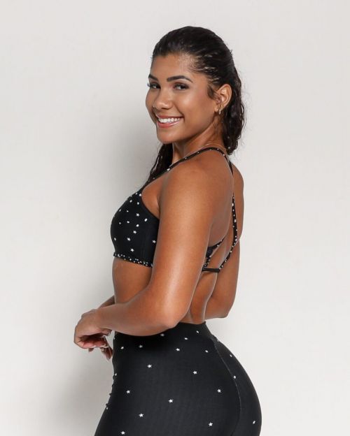 Top Bianca Degradê Estrelas