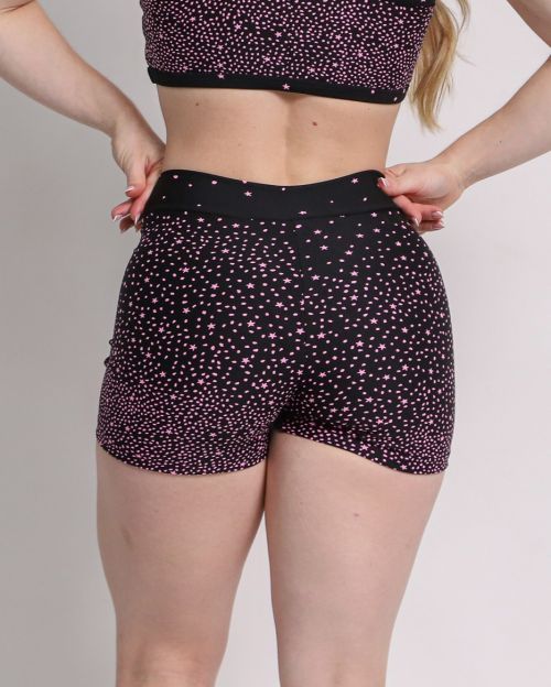 Short B�sico C�s Fino Degrad� Estrelas