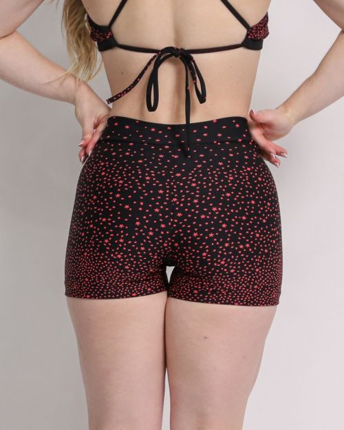 Short B�sico C�s Fino Degrad� Estrelas
