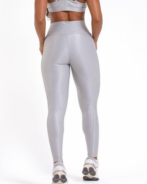 Cal�a Legging B�sica Bolso Compress�o