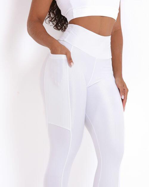 Cal�a Legging B�sica Bolso Compress�o