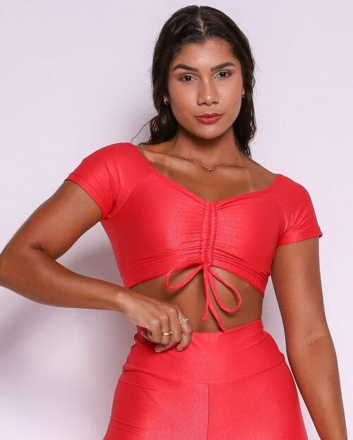 Top Manguinha Compressão