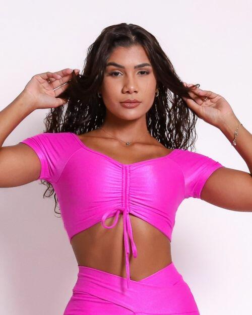 Top Manguinha Compressão