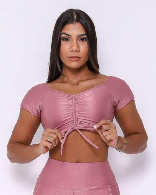 Top Manguinha Compressão