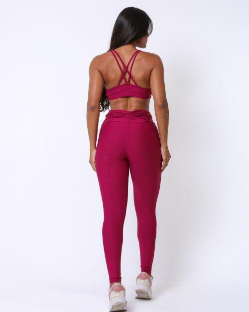 Conjunto Calça Básica Cós Franzido Light + Top Lu