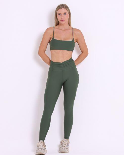 Conjunto Cal�a B�sica C�s Franzido Light + Top Ju