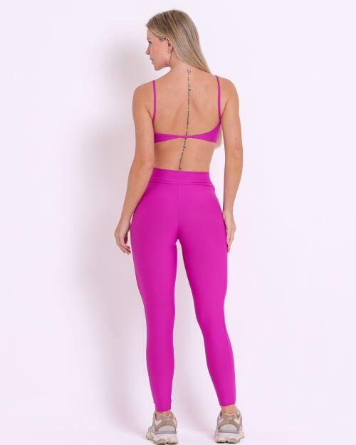 Conjunto Cal�a B�sica C�s Franzido Light + Top Ju