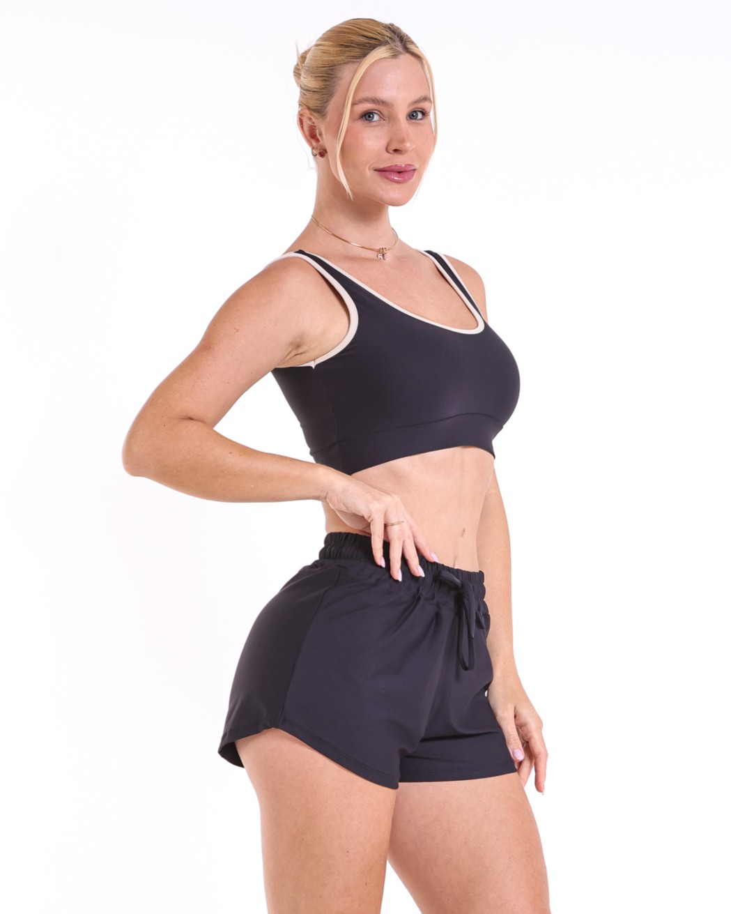 Conjunto Short Boxer Basic Light + Top Scandal