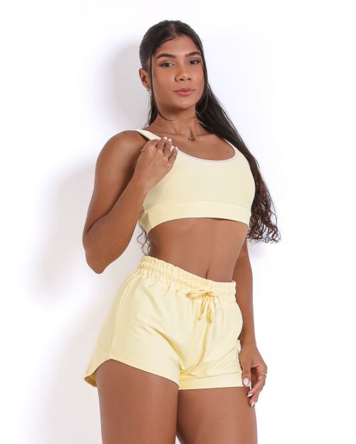 Conjunto Short Boxer Basic Light + Top Scandal