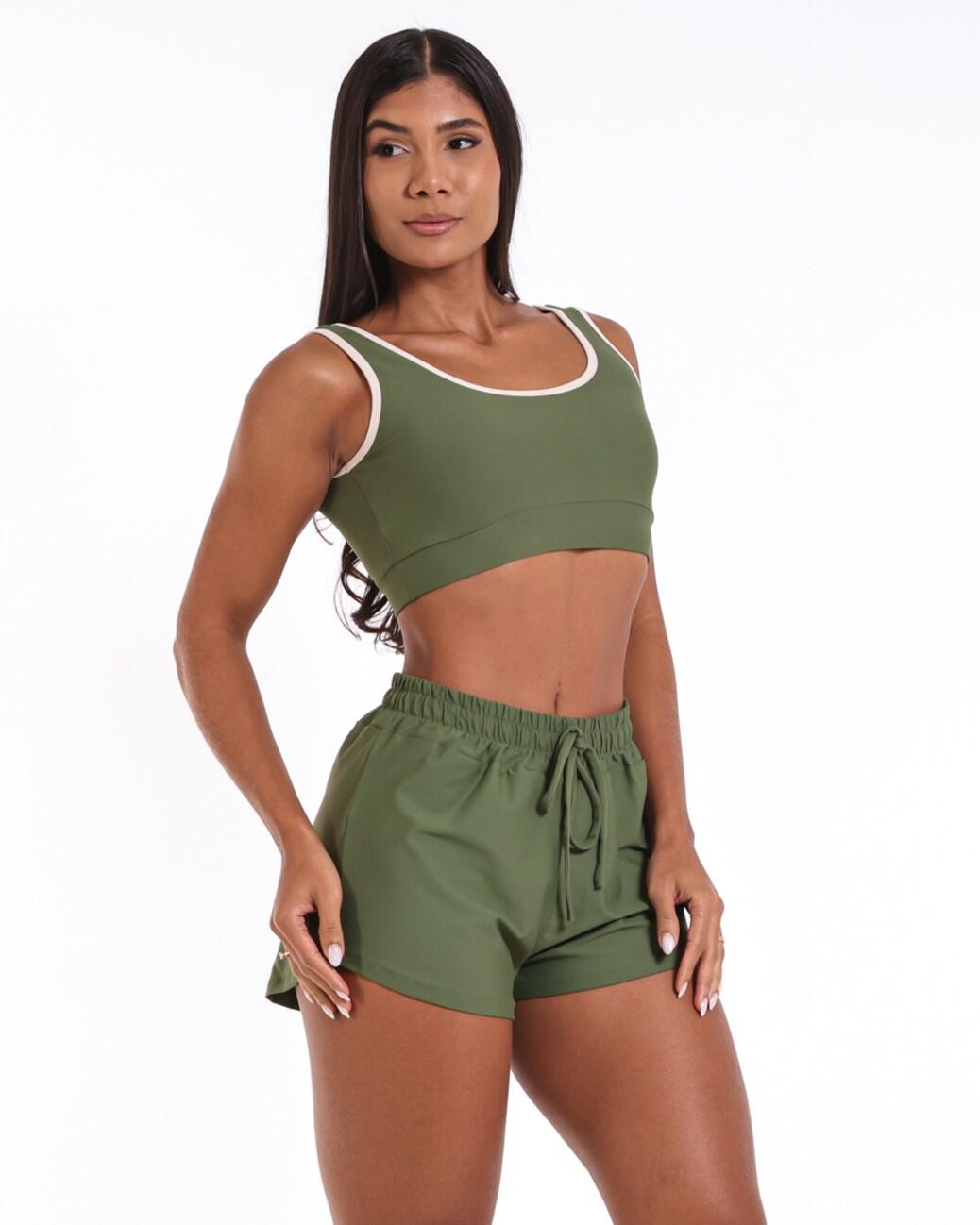 Conjunto Short Boxer Basic Light + Top Scandal