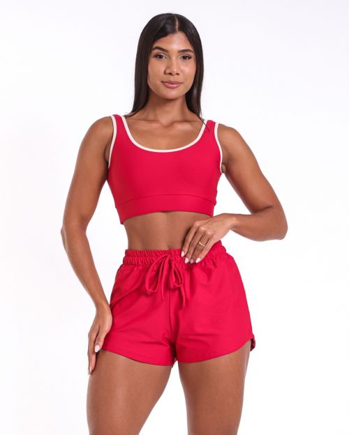 Conjunto Short Boxer Basic Light + Top Scandal