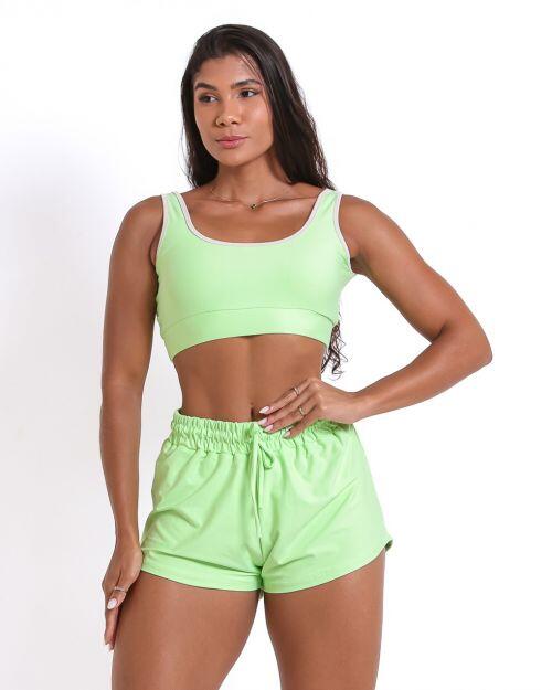 Conjunto Short Boxer Basic Light + Top Scandal