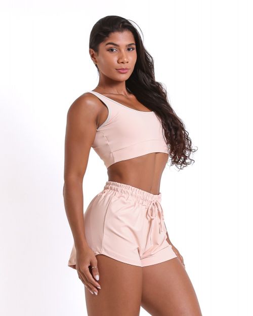 Conjunto Short Boxer Basic Light + Top Scandal