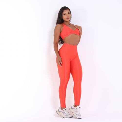 Conjunto Cal�a Legging B�sica Compress�o + Top Vivi