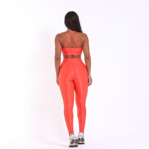 Conjunto Cal�a Legging B�sica Compress�o + Top Vivi