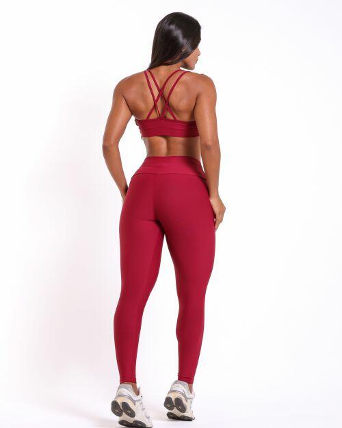 Conjunto Calça Legging Básica Light + Top Lu