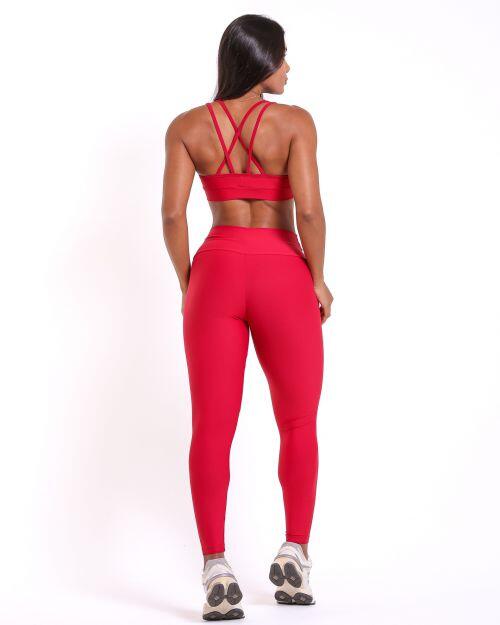 Conjunto Calça Legging Básica Light + Top Lu