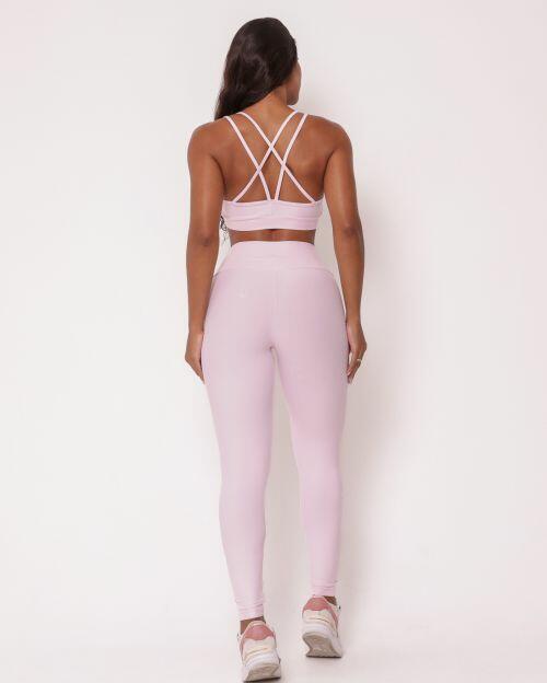 Conjunto Calça Legging Básica Light + Top Lu