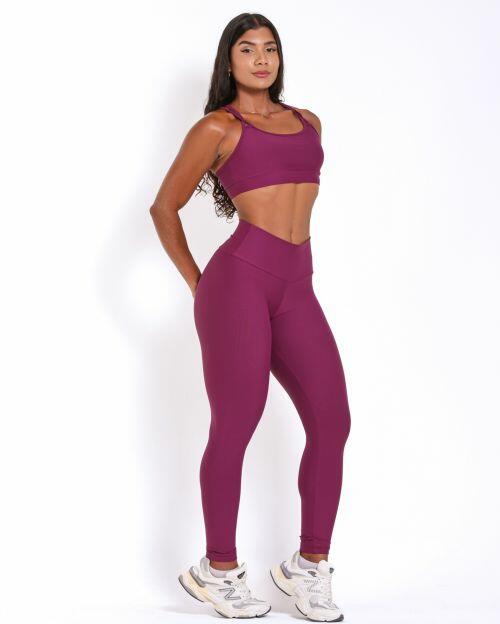 Conjunto Calça Legging Básica Light + Top Lu