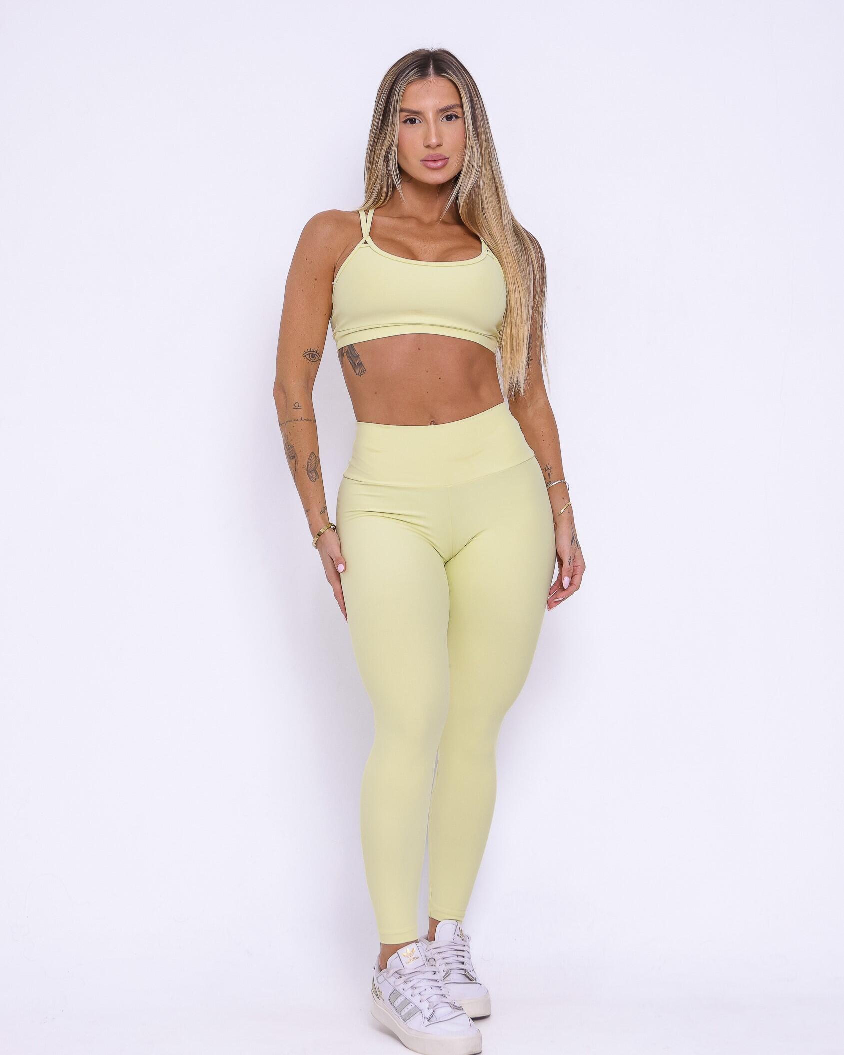 Conjunto Calça Legging Básica Light + Top Lu