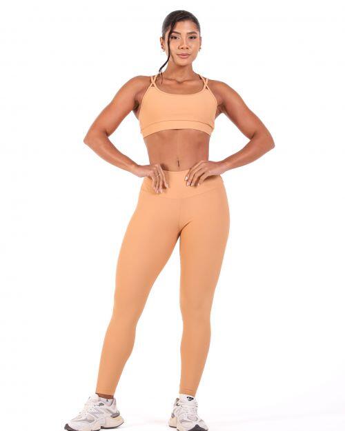 Conjunto Calça Legging Básica Light + Top Lu
