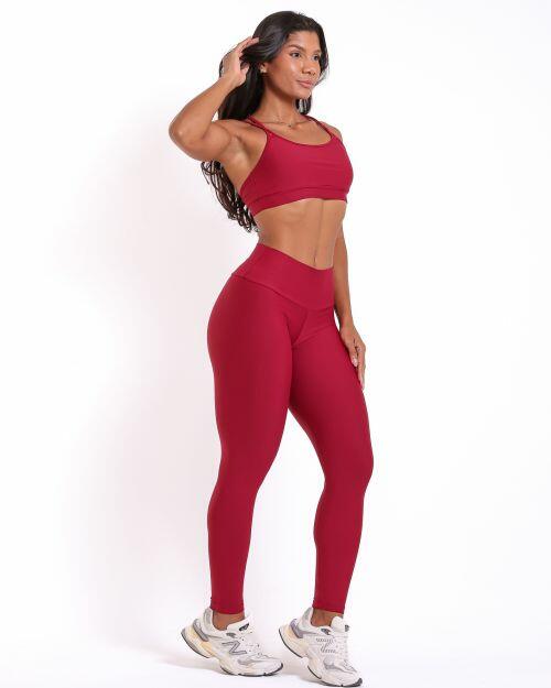 Conjunto Calça Legging Básica Light + Top Lu