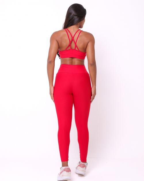 Conjunto Calça Legging Básica Light + Top Lu