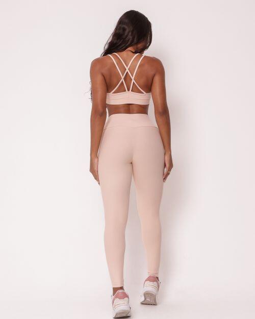 Conjunto Calça Legging Básica Light + Top Lu