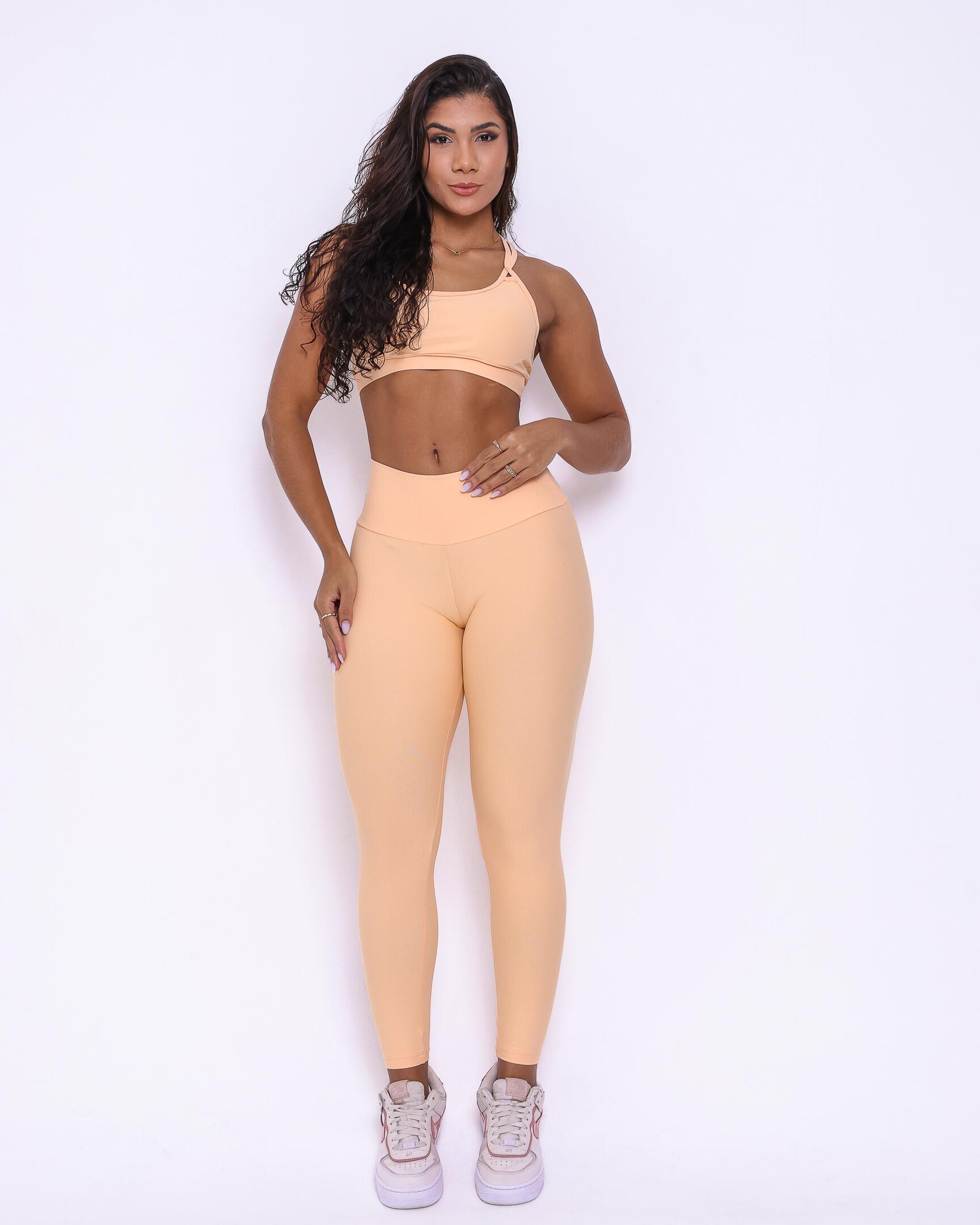 Conjunto Calça Legging Básica Light + Top Lu
