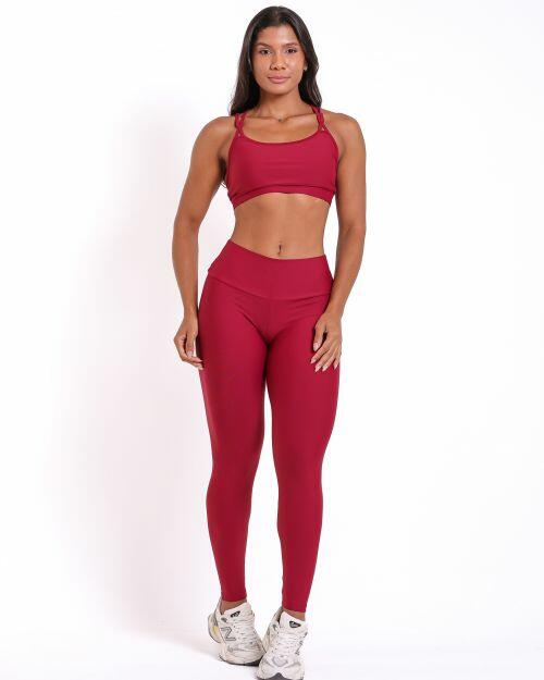 Conjunto Calça Legging Básica Light + Top Lu