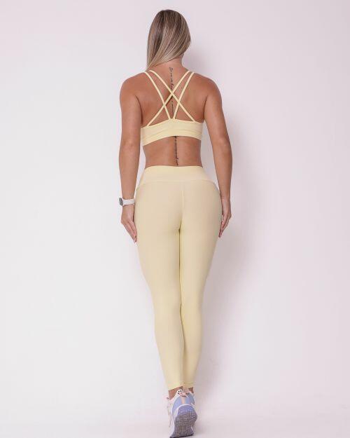 Conjunto Calça Legging Básica Light + Top Lu