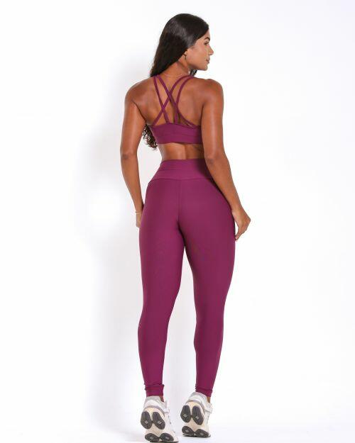Conjunto Calça Legging Básica Light + Top Lu