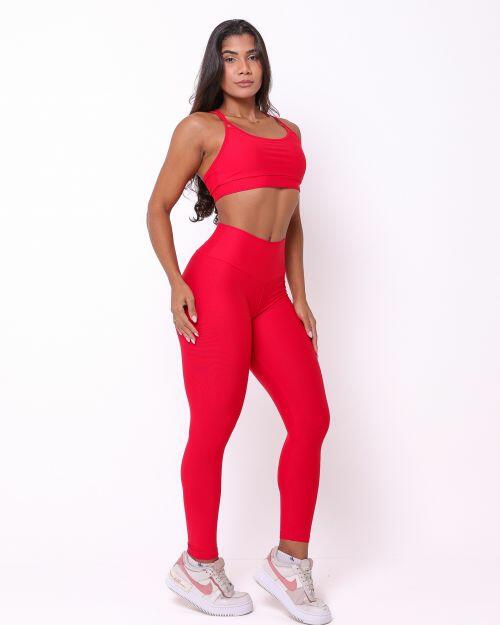 Conjunto Calça Legging Básica Light + Top Lu