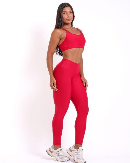 Conjunto Calça Legging Básica Light + Top Lu