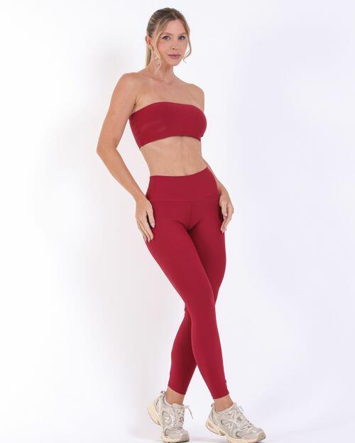Conjunto Calça Legging Básica Light + Top Faixa