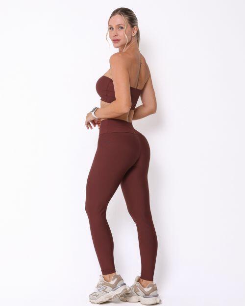 Conjunto Calça Legging Básica Light + Top Faixa