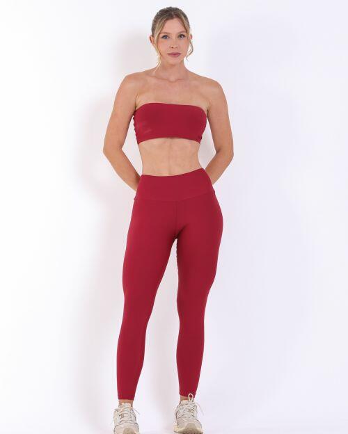 Conjunto Calça Legging Básica Light + Top Faixa