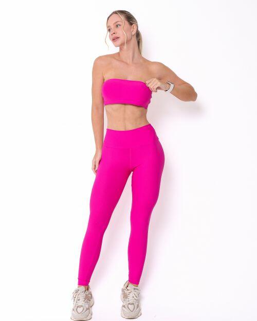 Conjunto Calça Legging Básica Light + Top Faixa