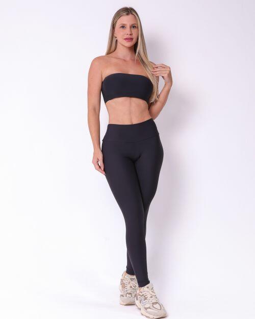 Conjunto Calça Legging Básica Light + Top Faixa