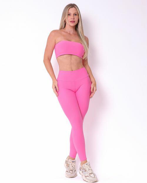 Conjunto Calça Legging Básica Light + Top Faixa