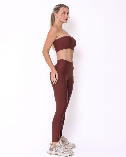 Conjunto Calça Legging Básica Light + Top Faixa