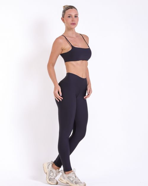 Conjunto Calça Legging Básica Light + Top Ju