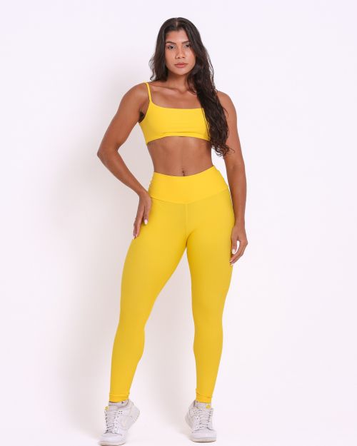 Conjunto Calça Legging Básica Light + Top Ju