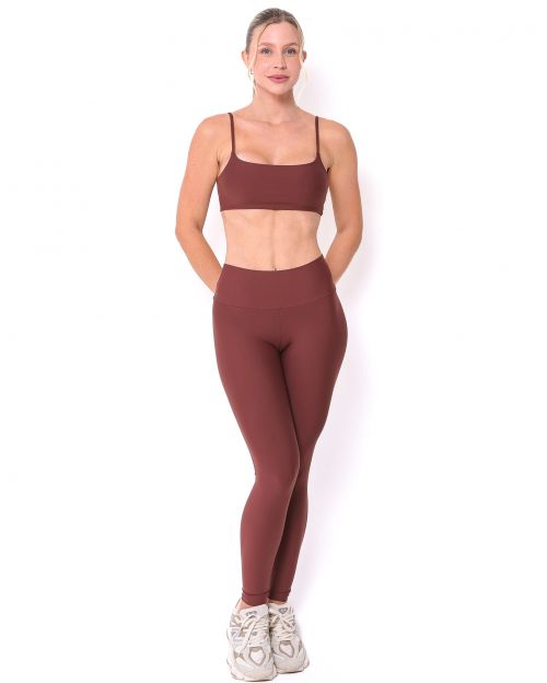 Conjunto Calça Legging Básica Light + Top Ju