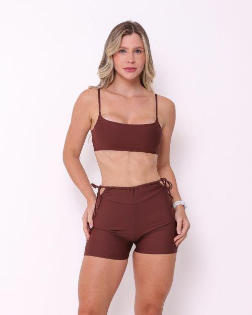 Conjunto Short Empina Ajuste Light + Top Ju