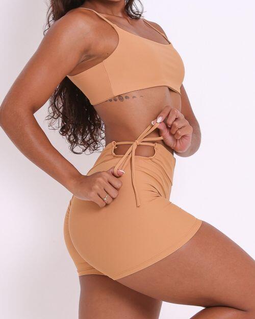 Conjunto Short Empina Ajuste Light + Top Ju