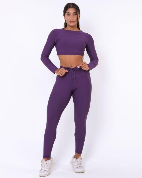 Conjunto Calça Legging Empina Light + Top Maria