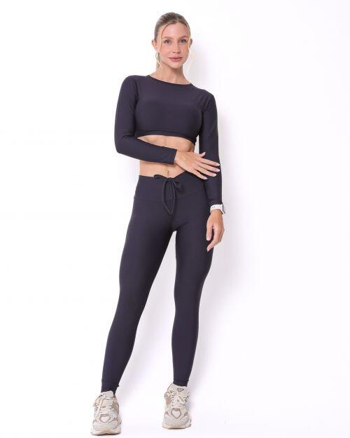 Conjunto Calça Legging Empina Light + Top Maria