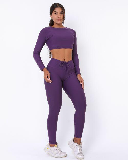 Conjunto Calça Legging Empina Light + Top Maria